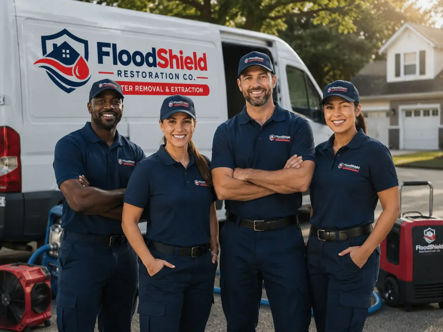 Flood Damage Restoration company in Osseo, MI